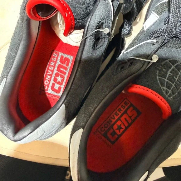 Converse Black and Red Men's Shoes - Picture 8 of 9